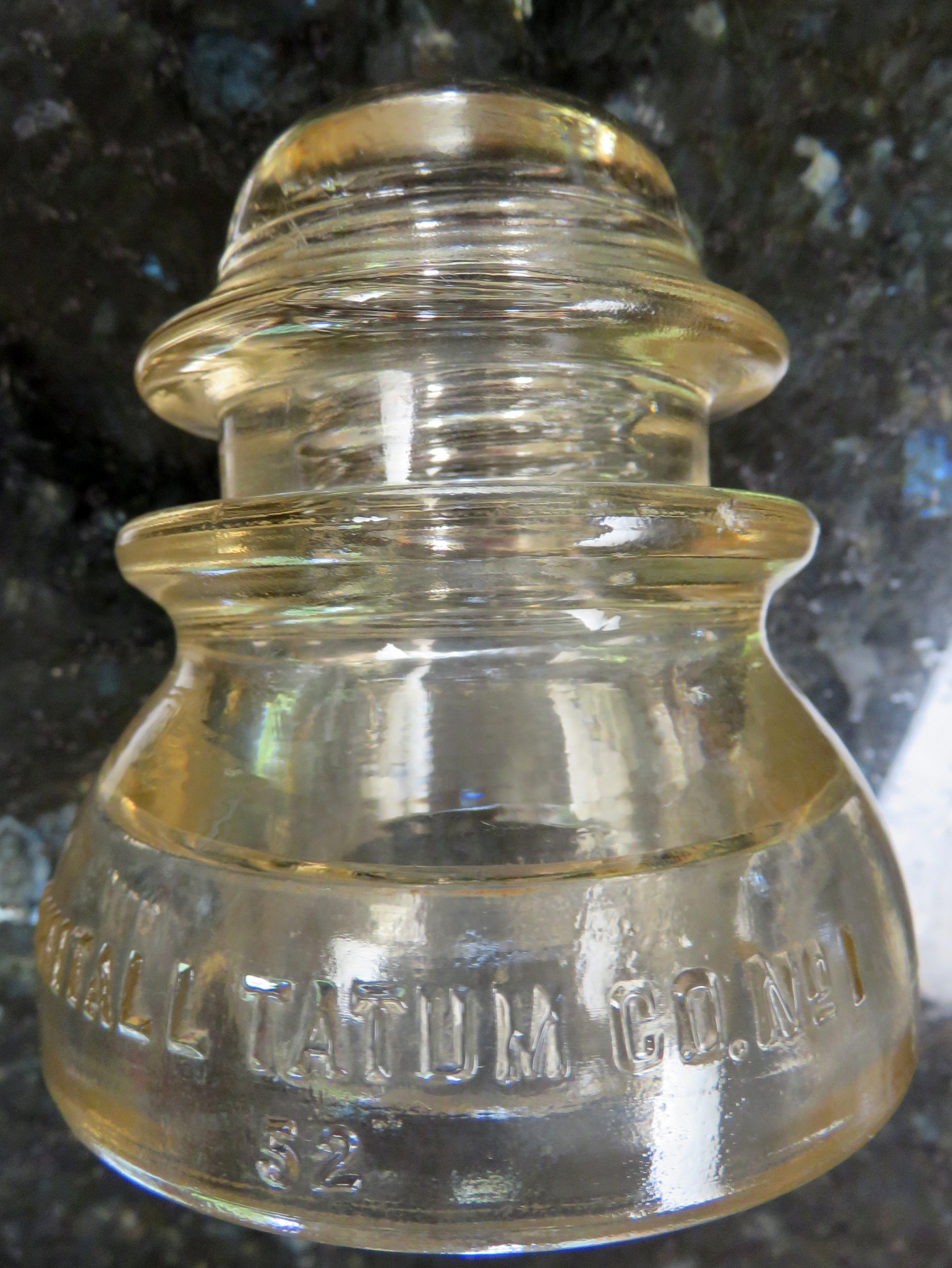 WHITALL TATUM NO. 1 CD154 /52 Light Straw Clambroth Glass